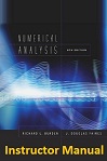 Numerical Analysis (8E Instructor Manual) by Richard Burden, Douglas Faires